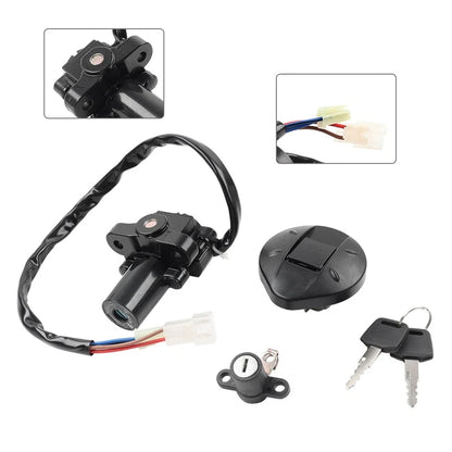 Ignition Switch, Fuel Gas Cap, Seat Lock Key for Yamaha XT660R XT660X (04-14)