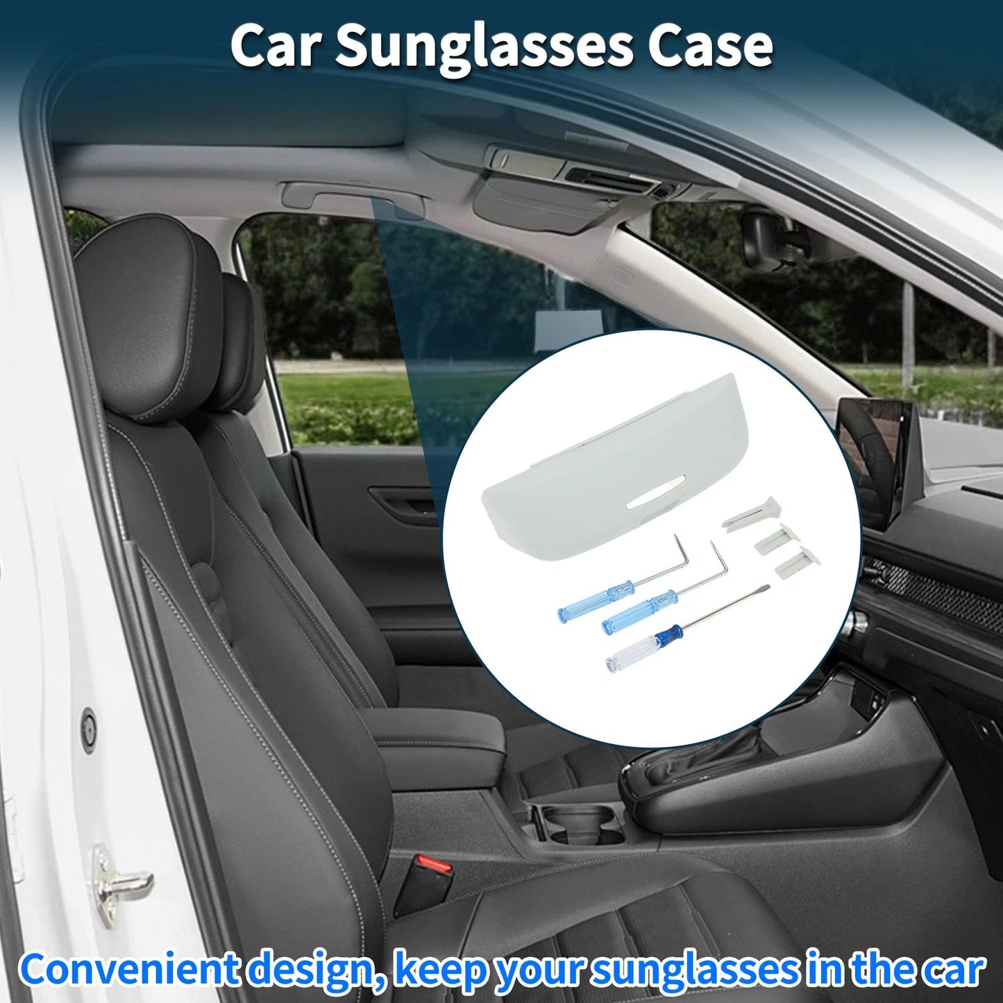 Sunglasses Case for Volkswagen Golf 8 (2020–2025) Eyeglasses Holder Storage Box