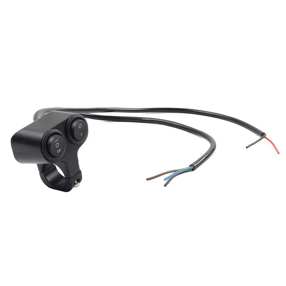 7/8" Dual Button On/Off Switch for Motorcycle ATV Handlebar Headlight Light