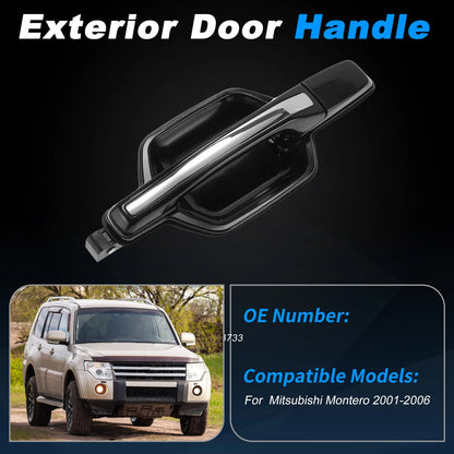 Rear Left Exterior Door Handle No.MR436913 for Mitsubishi Montero (2001–2006)