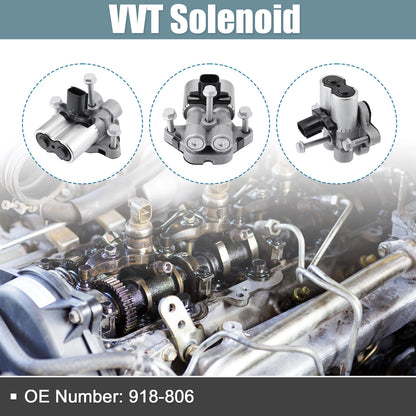 Set of 2 Engine Oil Control Valve Timing VVT Solenoids for Chevrolet (2010–2015)