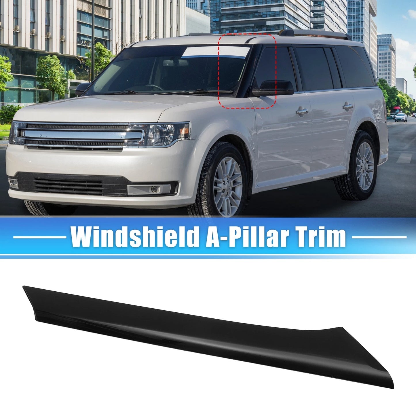 Left Windshield A-Pillar Trim Panel for Ford Flex (2009–2019) BA8Z-7403145