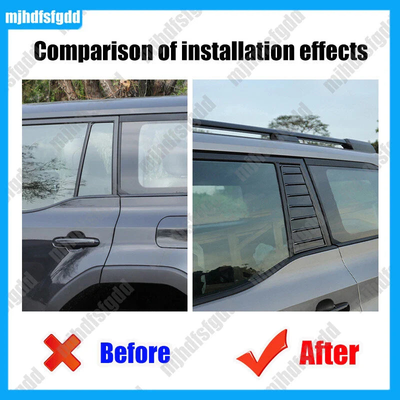 Rear Quarter Window C-pillar Trim for Prado Land Cruiser (2024–2025)