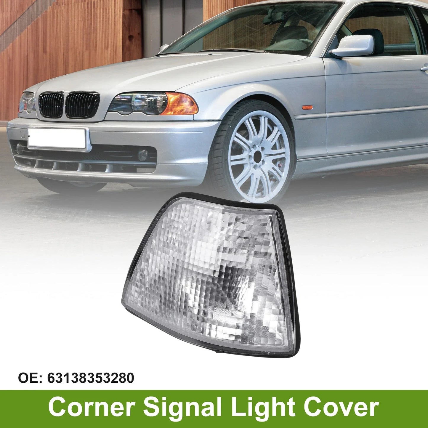 1Pc Right Corner Signal Light Cover for BMW 3 (1992 - 1998)