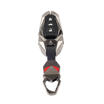 Black 3-Button Key Fob Case Shell Cover for Audi e-tron Sportback (2021-2025)