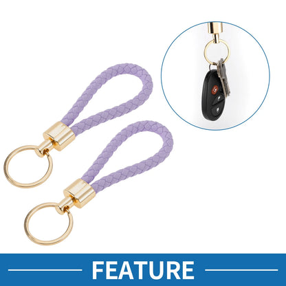 Car Keychain with Ring Zinc Alloy Gold Tone for Universal Use