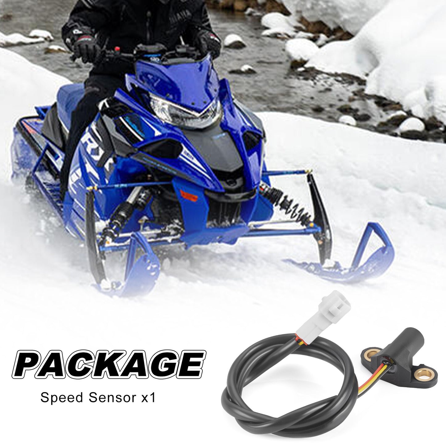 Speed Sensor for Yamaha Snowmobile SX Viper Venom Apex Phazer Nytro (2000–2023)