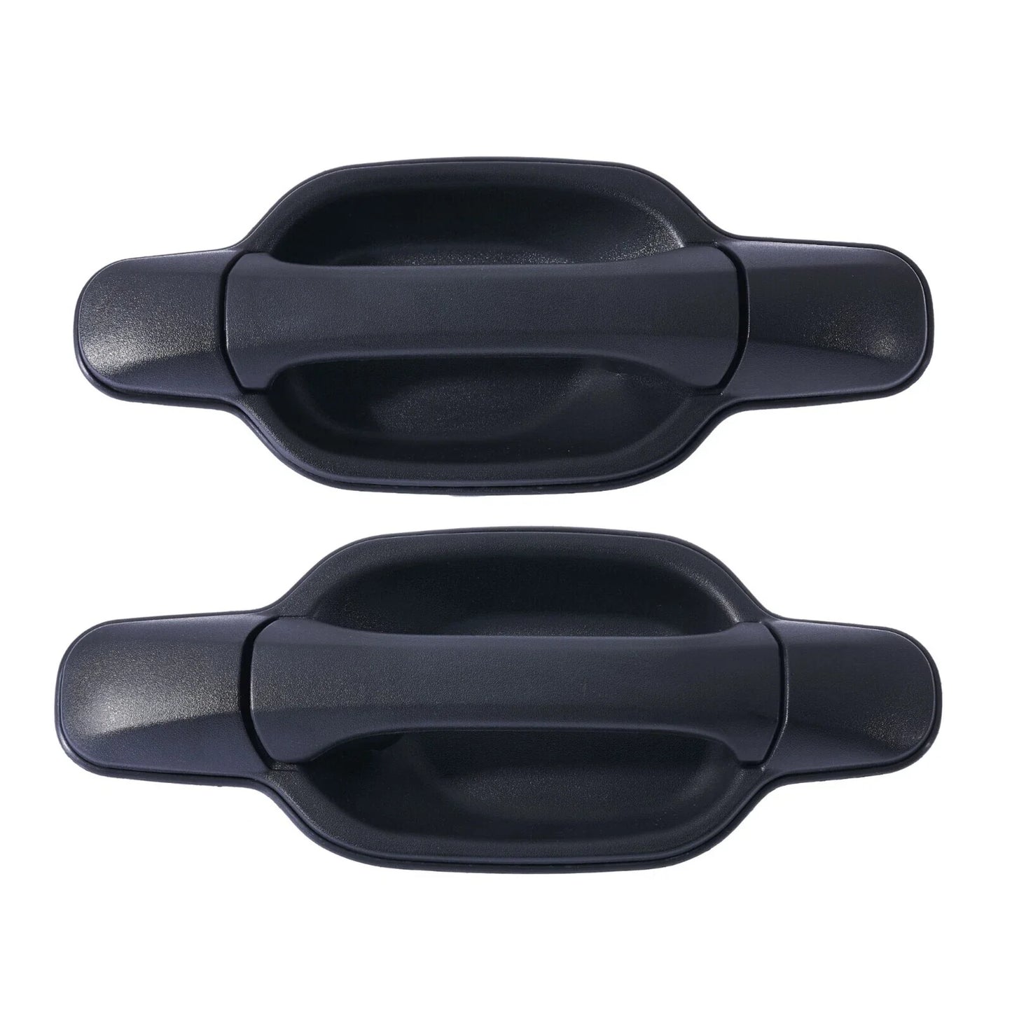 Door Handle Outer 2 x for Isuzu D-Max REAR LEFT+RIGHT Black (2006–2012)