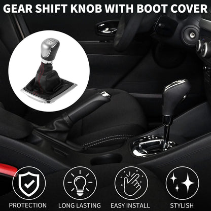 5 Speed Manual Gear Shift Knob with Cover for Ford Focus MK2 (2006–2011)