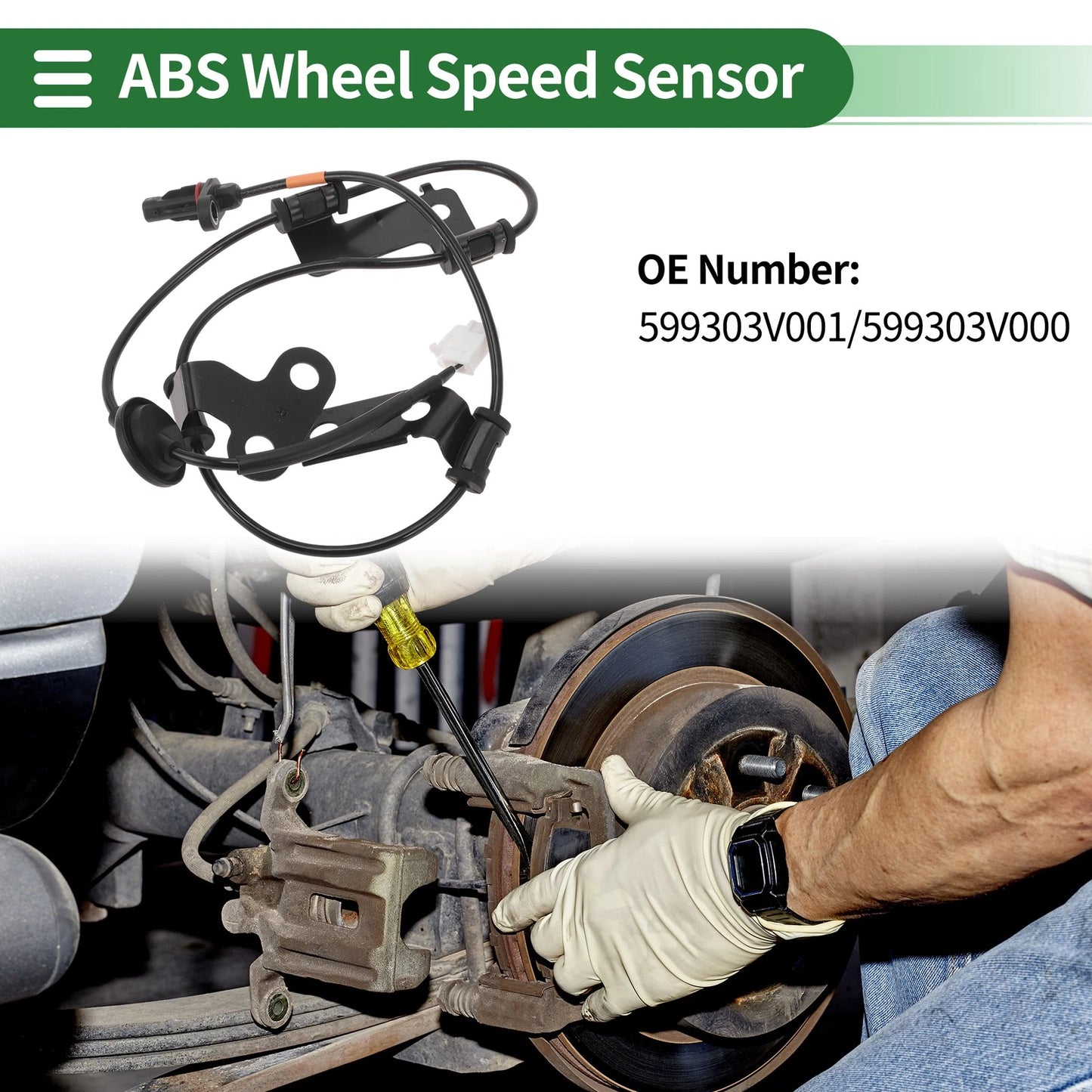 ABS Wheel Speed Sensor No. 599303V001 for Hyundai Azera (2012)