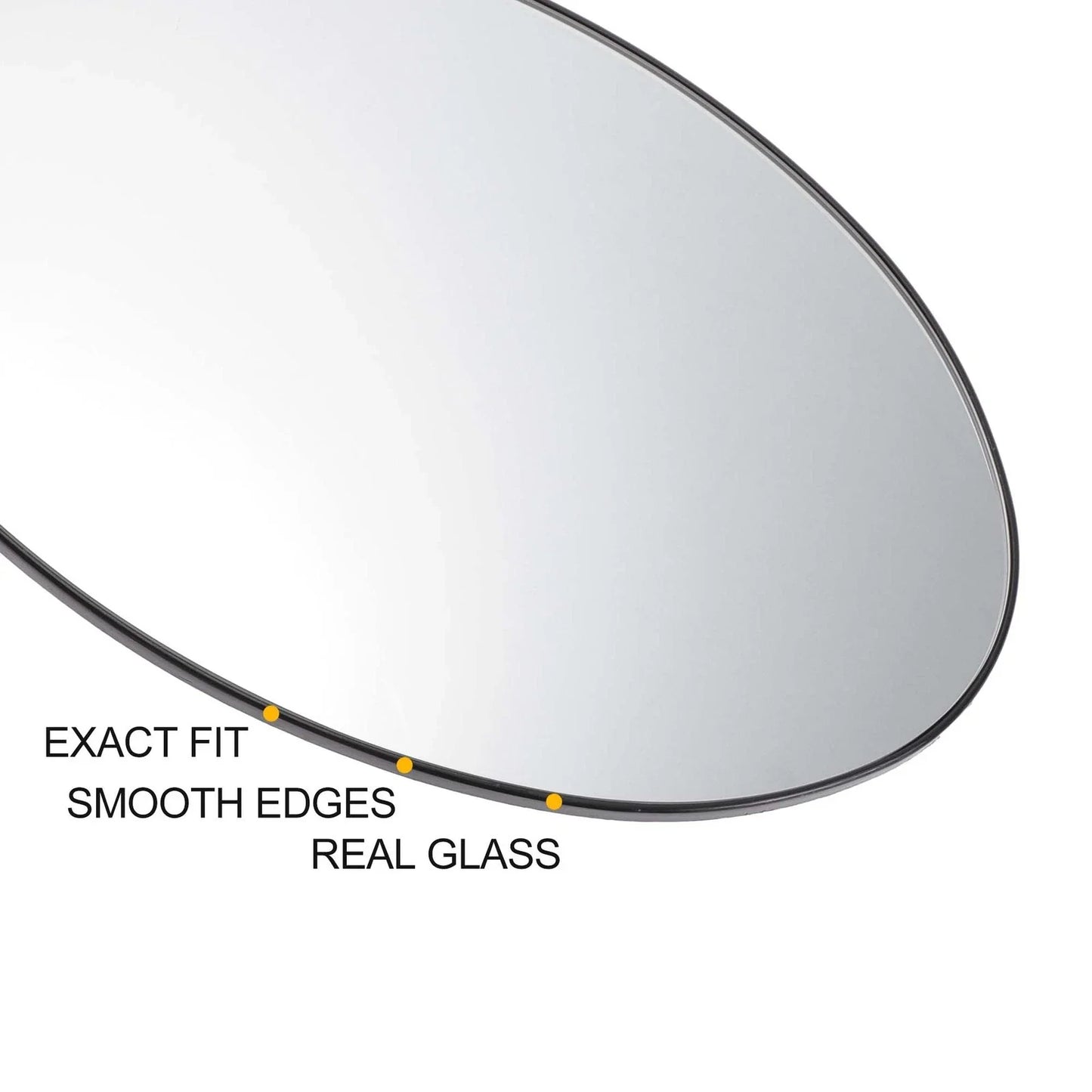 Mirror Glass Left Side White w/ Back Heated for BMW Mini R50 R52 R53 (2001-2008)