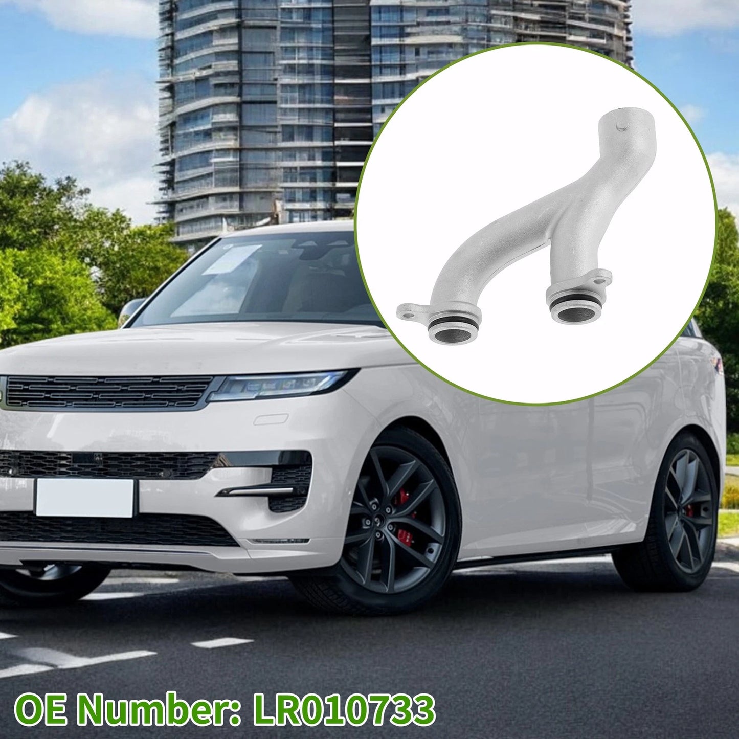 Radiator Hose for Land Rover Range Rover Sport (2010–2019) No.LR010733 Metal