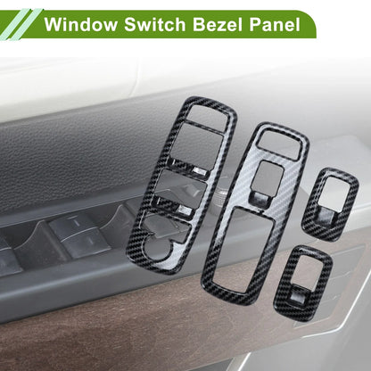 4 Pcs Window Switch Bezel Covers for Dodge Ram (2009)