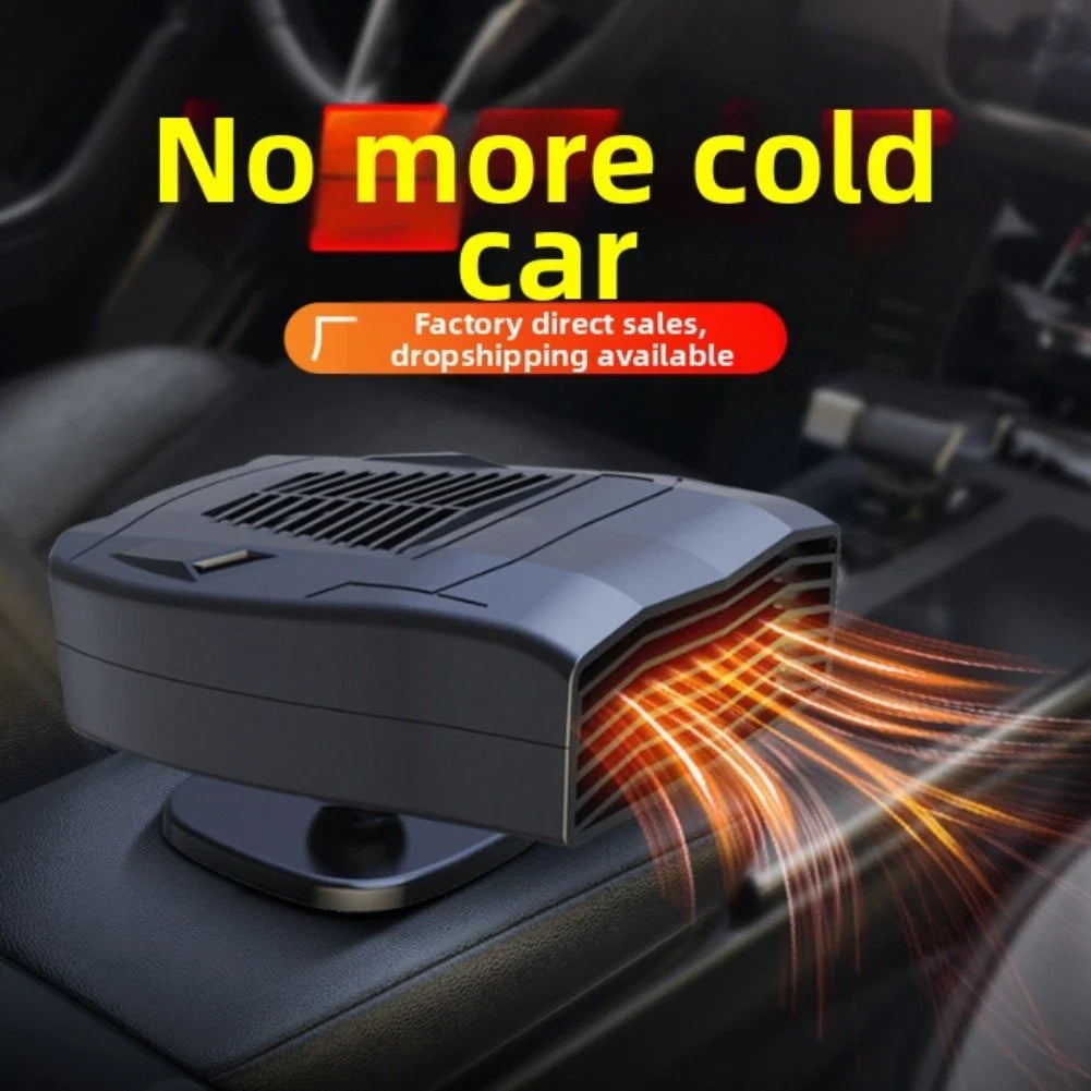 12V 140W Portable Car Heater Windscreen Defogger 360° Rotating Base for Cars