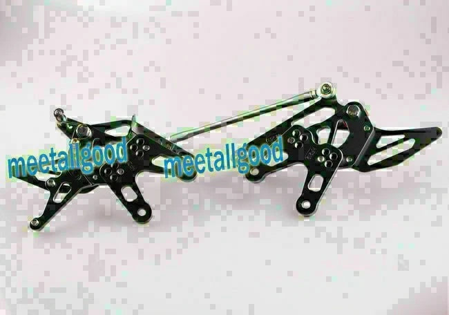 Pillion Footrest Rear Foot Pegs Hanger for Kawasaki ZX-6R Ninja (2005–2008)