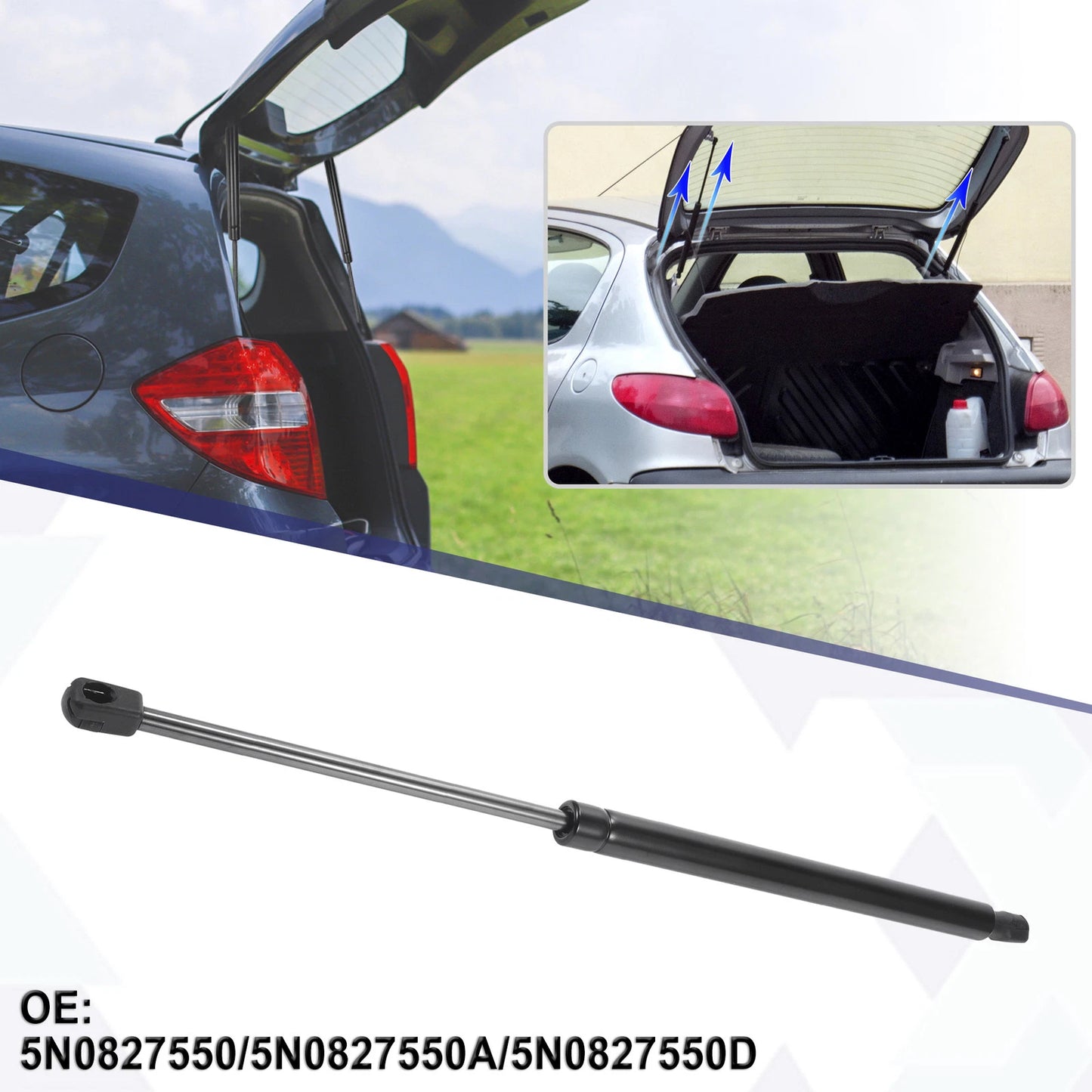 1Pc Rear Hatch Lift Supports Struts Gas Spring for VW Tiguan (2018–2021)