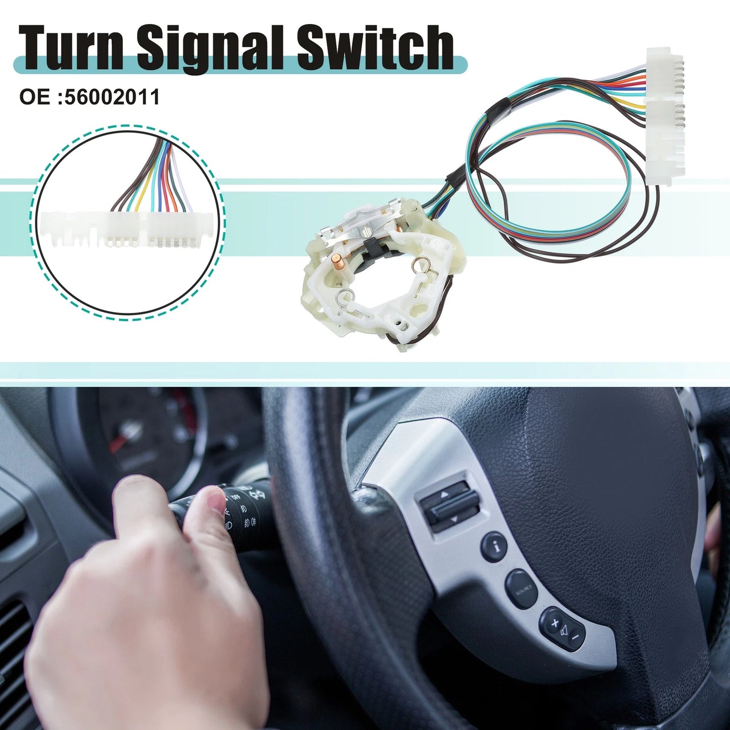 Turn Signal Switch for Chevrolet Malibu, K2500 (No. 56002011)