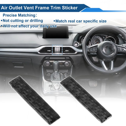 2X Air Condition Outlet Vent Trim Cover Frame for Mazda CX-9 (2007–2015)