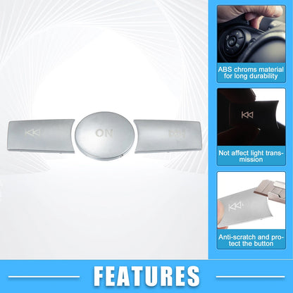 Multimedia Radio Button Cover Sticker for Mercedes-Benz C Class (2015–2021)