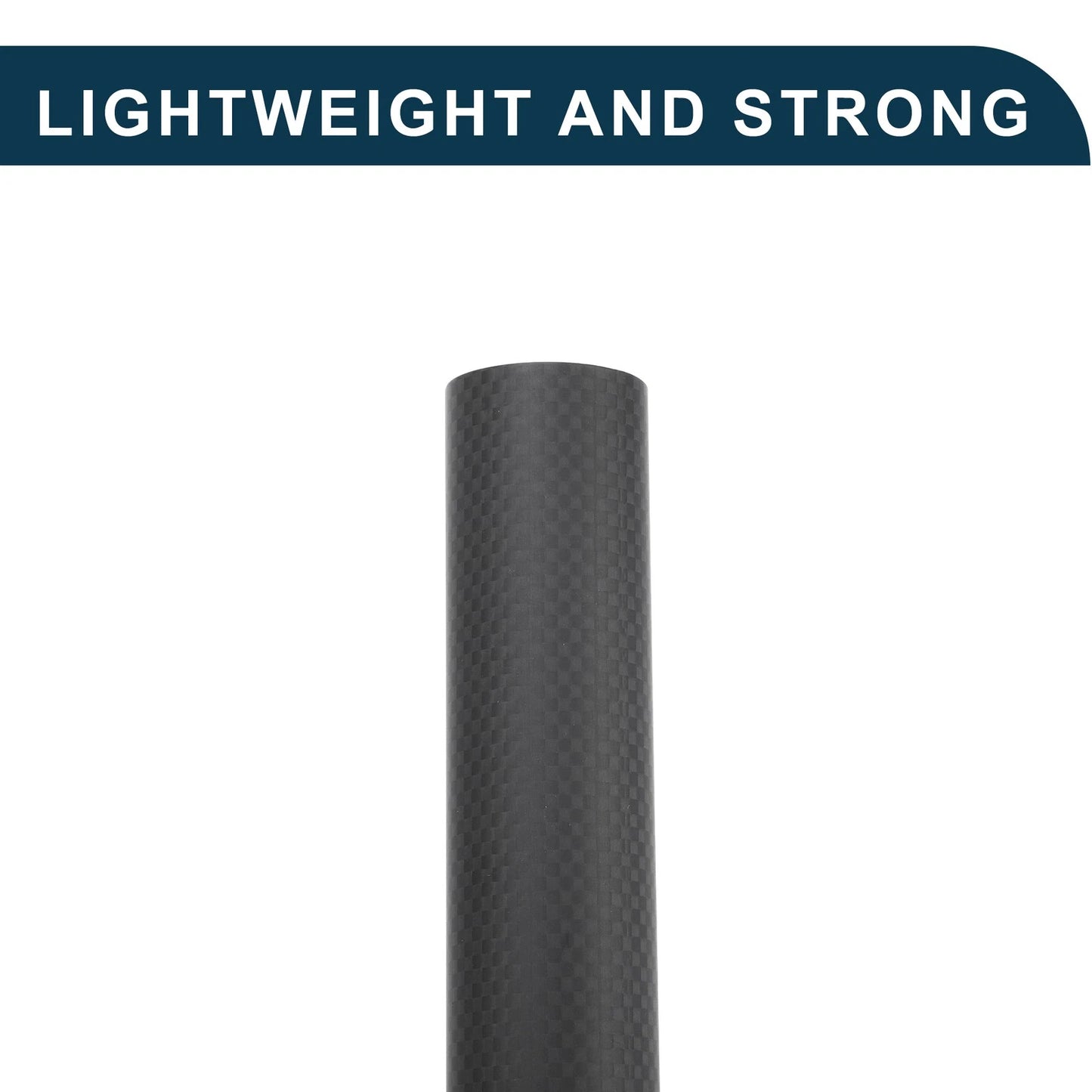 Bike Seat Post 31.8mm x 550mm for Various Models (Carbon Fiber, Matte Black)