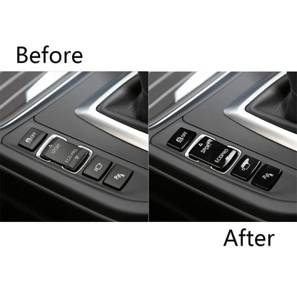 4Pcs Gear Shift Button Covers for BMW 1 2 3 4 Series (F20-F23)