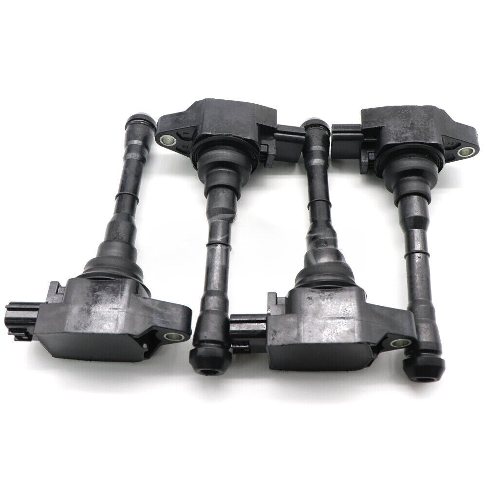 Set of 4 Ignition Coils for Nissan Rogue Juke Sentra (2011–2019)
