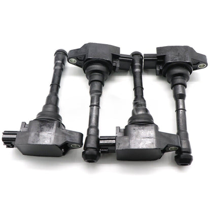 Set of 4 Ignition Coils for Nissan Rogue Juke Sentra (2011–2019)