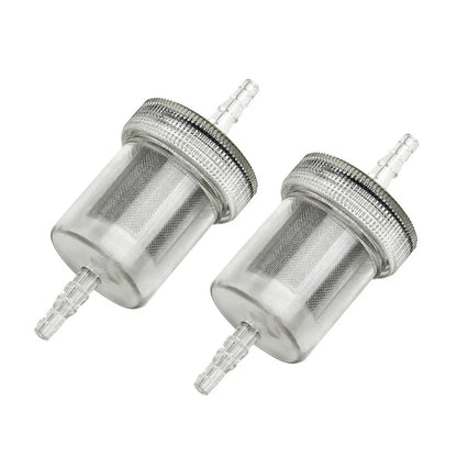 2 x Transparent Diesel Filter Fuel Kit Plastic Air Heater for Camper RV