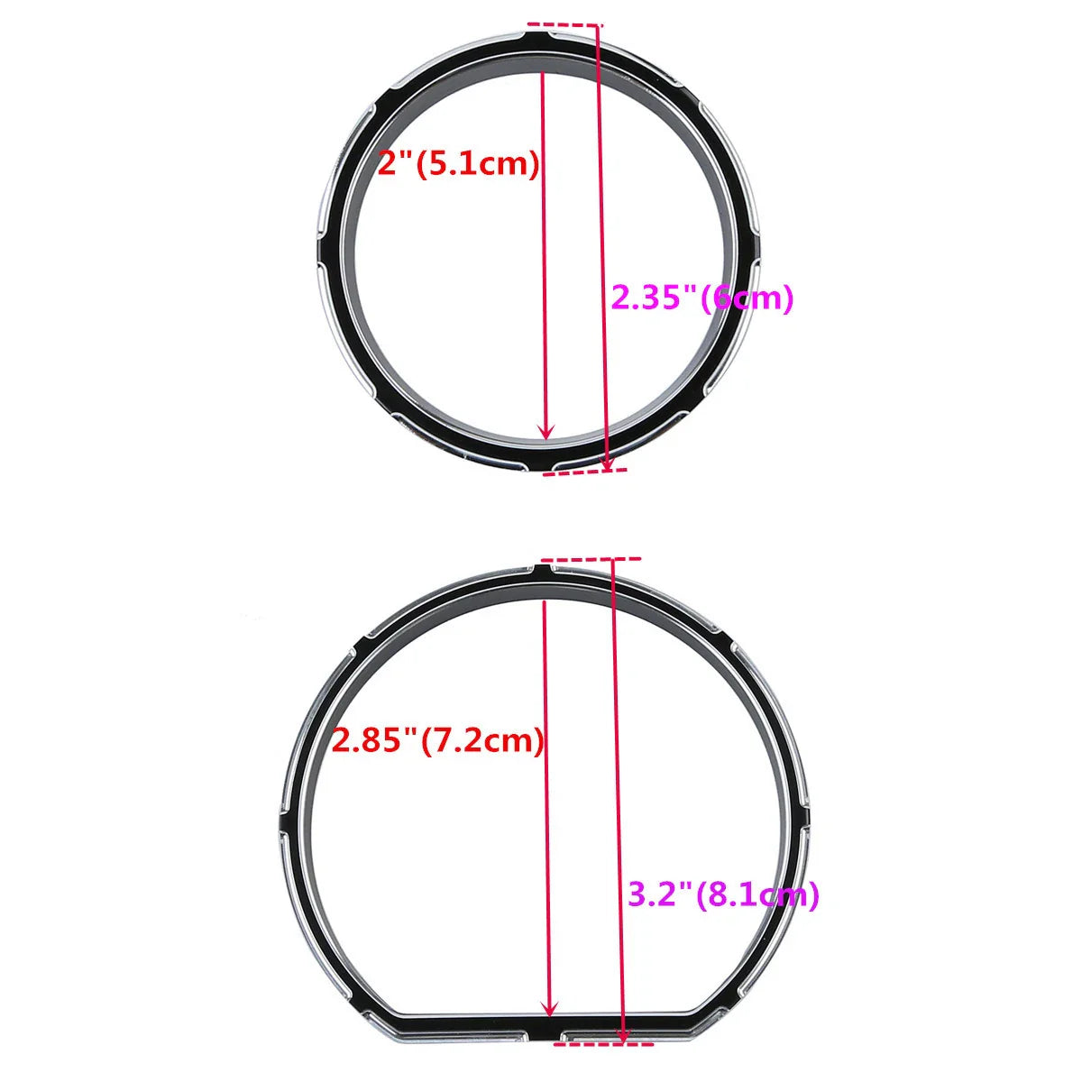 Instrument Board Gauge Bezel for Harley Electra Glide (2014-2023)