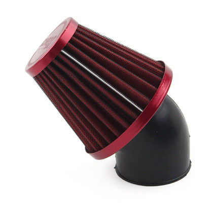 48mm Air Intake Filter Cleaner for Motorcycle - Red