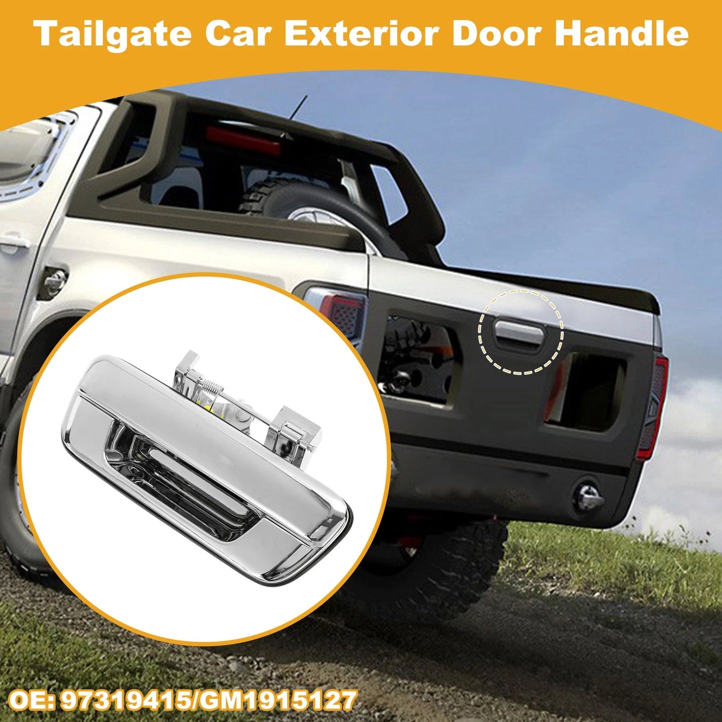 Tailgate Door Handle No. 97319415 for Chevrolet Colorado (2004–2012)