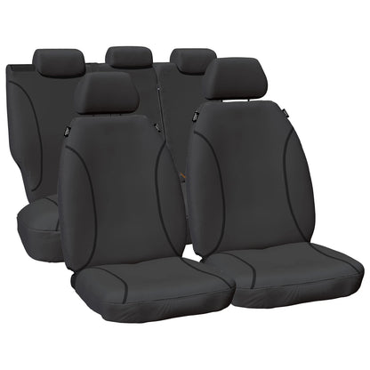 Set of 2 Heavy Duty Canvas Seat Covers for Hilux GGN15 GGN25 (2005–2015)
