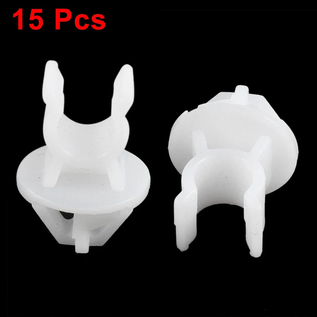 15 x White Plastic Car Hood Prop Rod Clip Fasteners for Honda