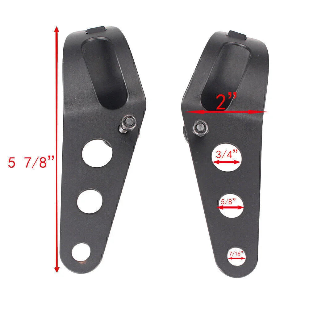 Headlight Mounting Brackets for Suzuki Harley