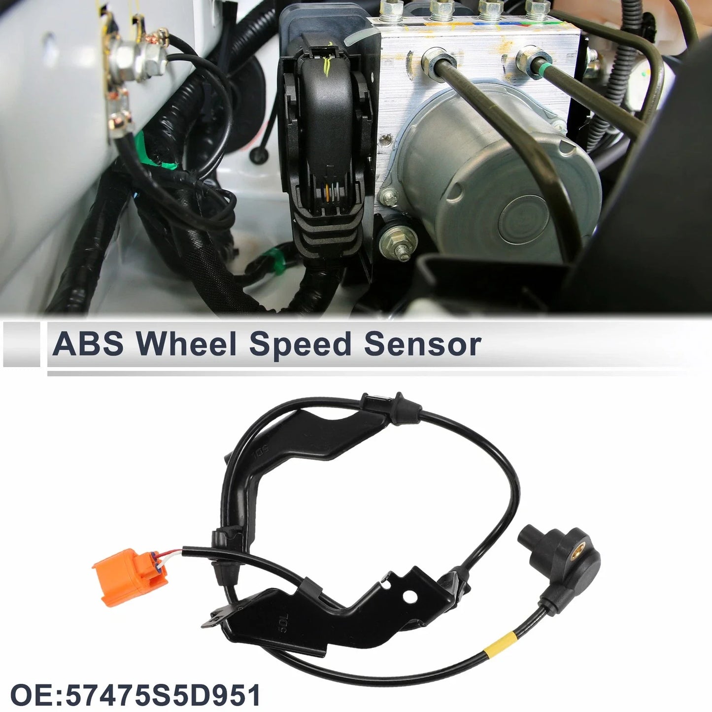 ABS Wheel Speed Sensor for Honda Civic L4 Rear Left (2006-2011)