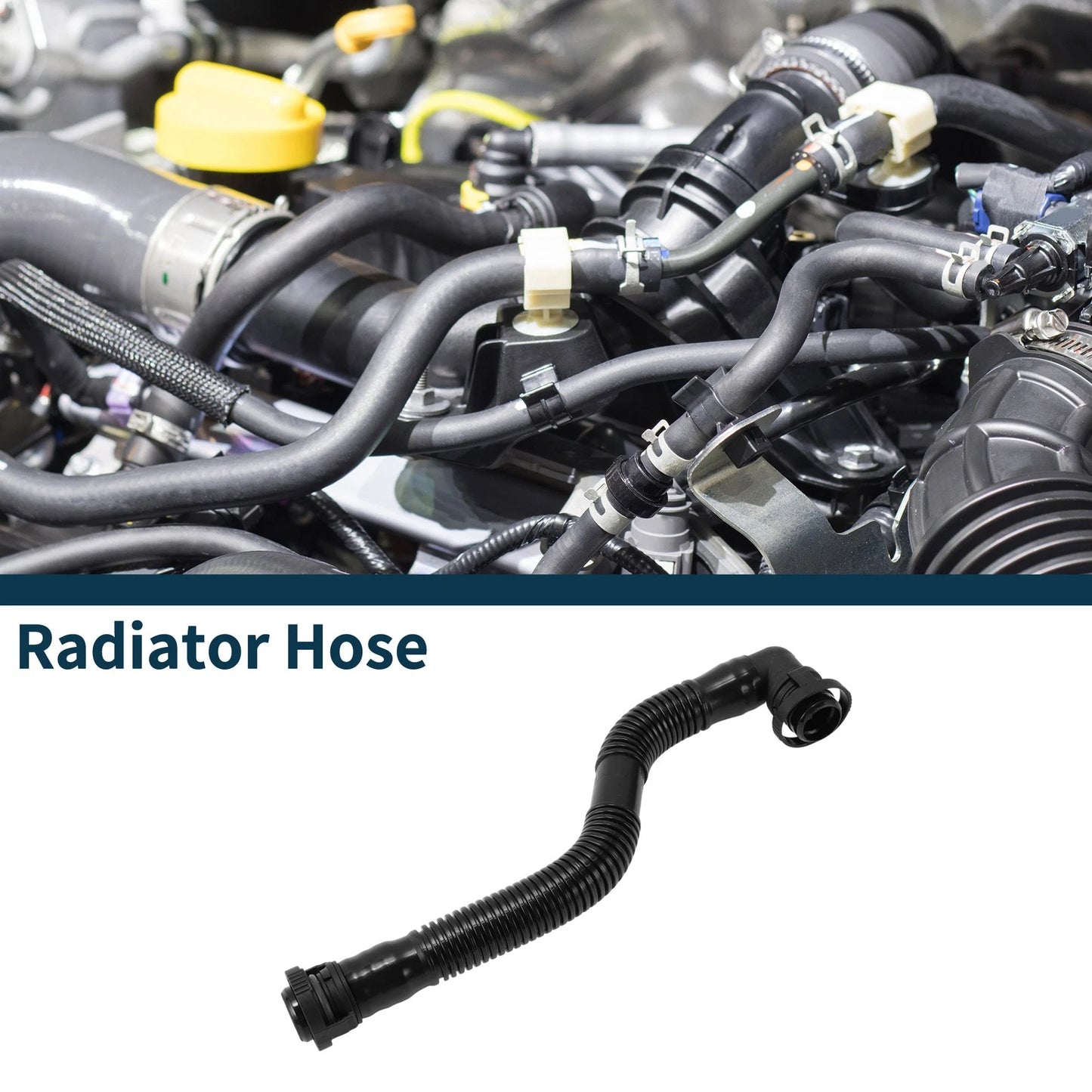 Radiator Hose for Porsche Cayenne 9PA S (2003–2010) No. 94810721702 Rubber