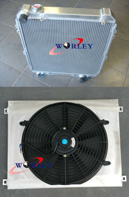 Aluminum Radiator with Shroud and Fan for Toyota Hilux Surf (1993–1996)