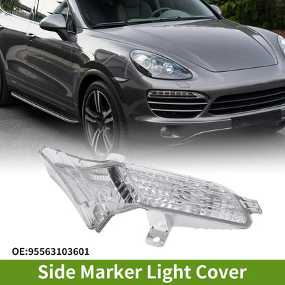 1Pc Right Side Marker Light Cover for Porsche (No. 95563103601)