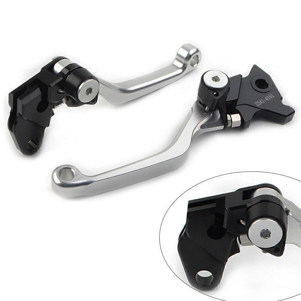 Disc Brake Clutch Levers Pivot Set for Yamaha TTR125L/LE/LW (2000–2020) Silver
