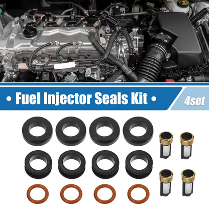 Set of 4 Fuel Injector O Rings Seals No. 16611AA510 for Subaru Legacy (2000–2006)