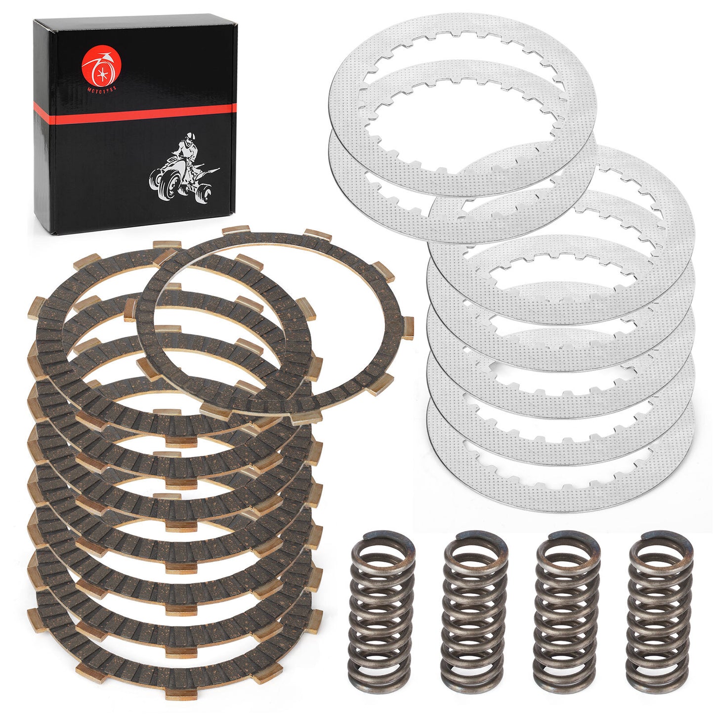 Clutch Friction Steel Plates Kit for Honda VT750C2 (2007–2014)