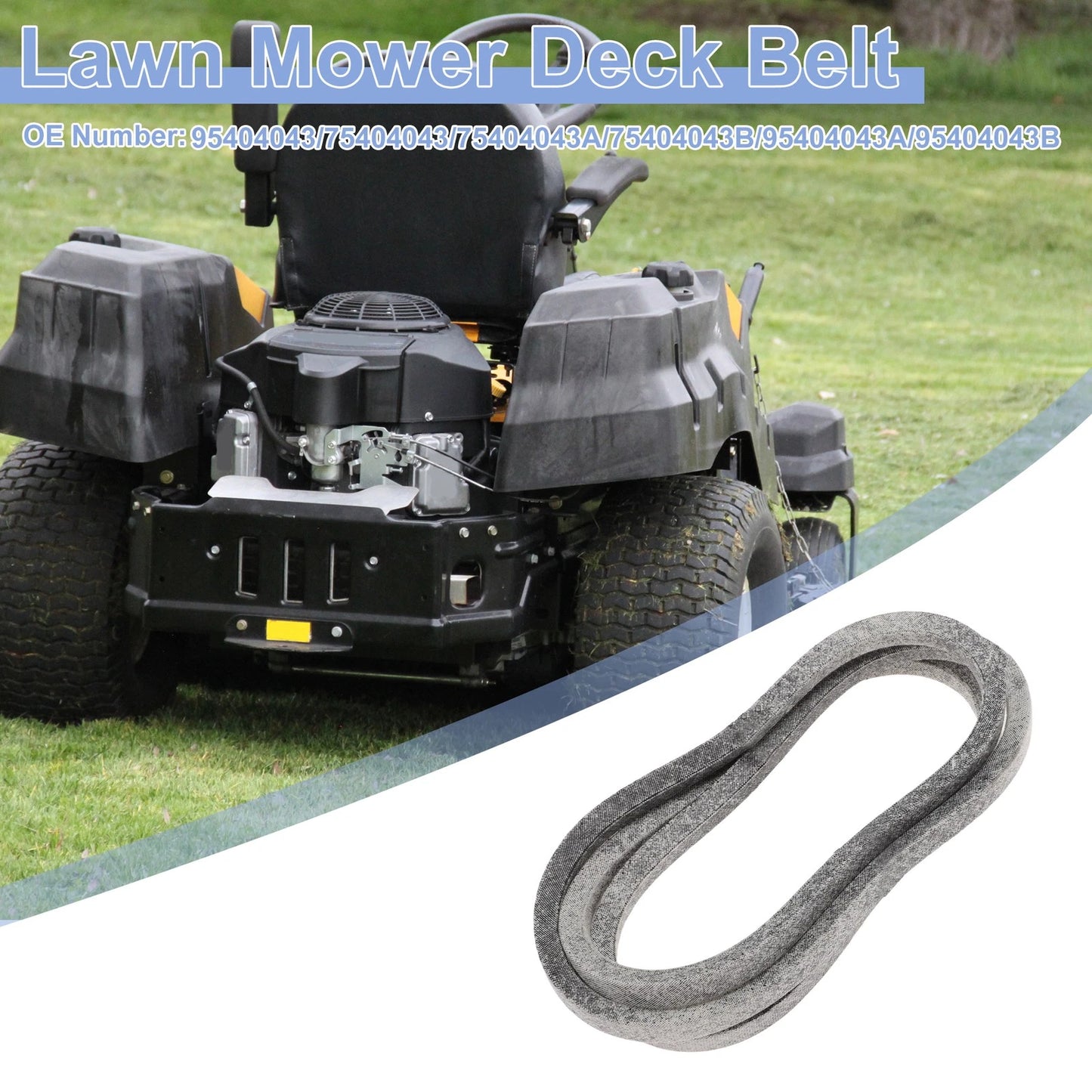 Lawn Mower Deck Belt for Cub Cadet RZT-54 (17WI2ACK010, 17AI2ACK010)