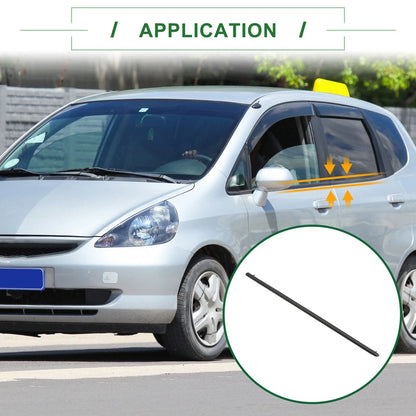 4 x Weatherstrip Window Seal for Honda Fit (2015-2020) Black
