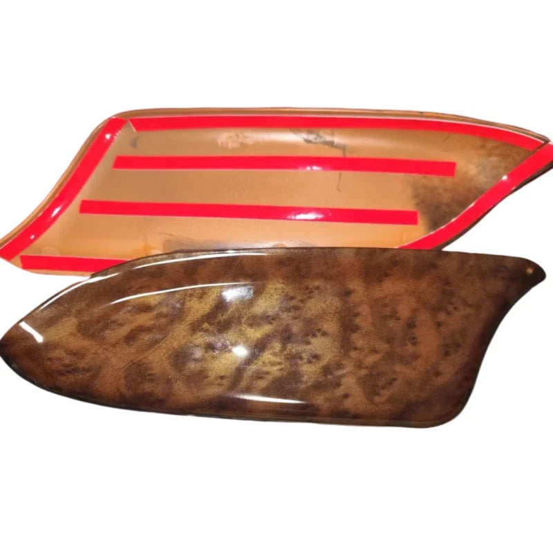 4pcs Wood Grain Interior Door Armrest Trim for Honda Accord Crosstour (2008–2013)