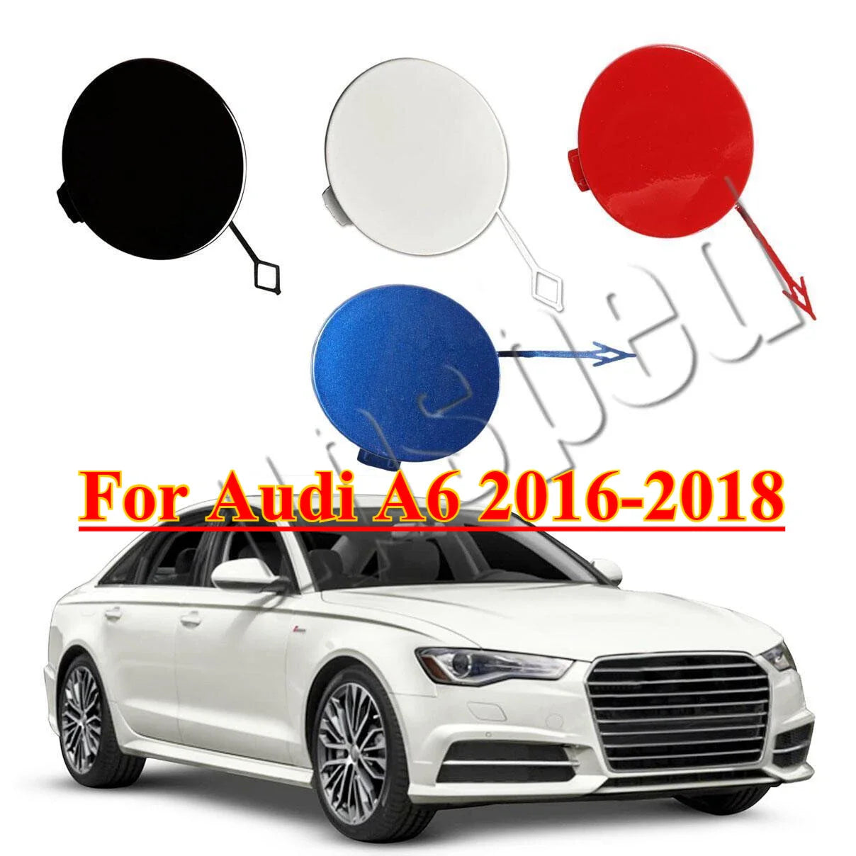 Front Bumper / Tow Hook / Eye Cover Cap for Audi A6 (2016–2018)