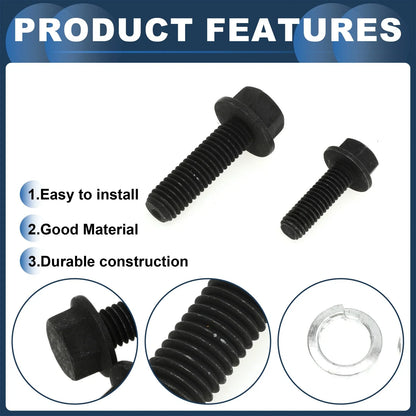 Bell Housing Bolt Kit for Chevrolet Camaro 1967-1981 - Black 1 Set