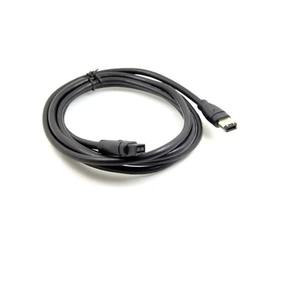6FT Firewire 800 IEEE 1394B 9 Pin to 6 Pin Male to Male Cable - Black
