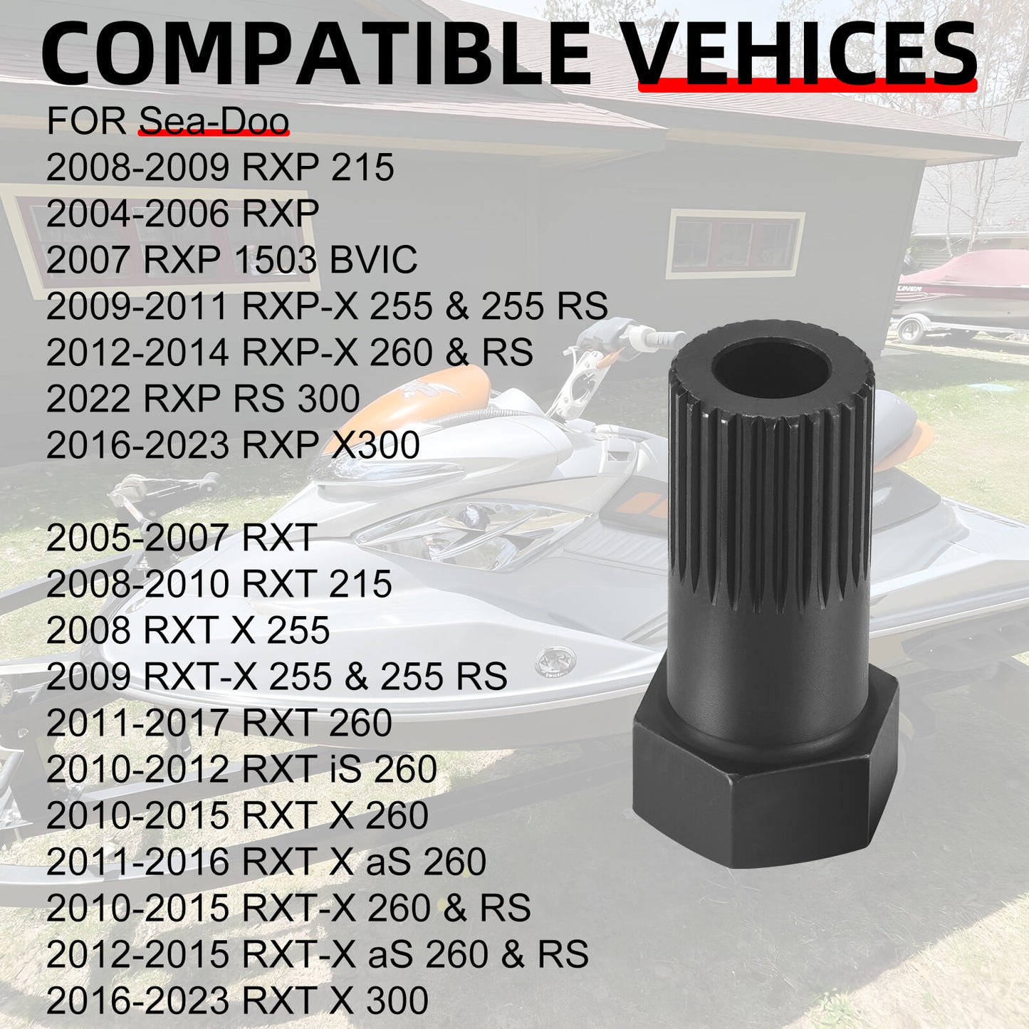Impeller Prop Removal Tool for Sea-Doo RXT RXT-X (2007–2023)
