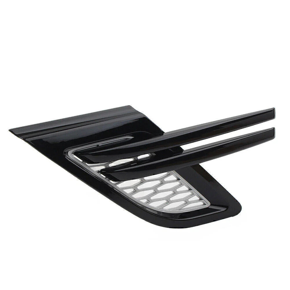 Silver Black Trim Fender Air Vents Grill for Land Rover Range Rover Sport (2006-2013)