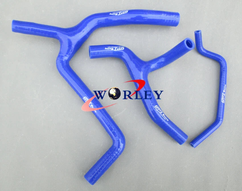 Silicone Radiator Y Hose RED for KAWASAKI KX450F (2009-2015)